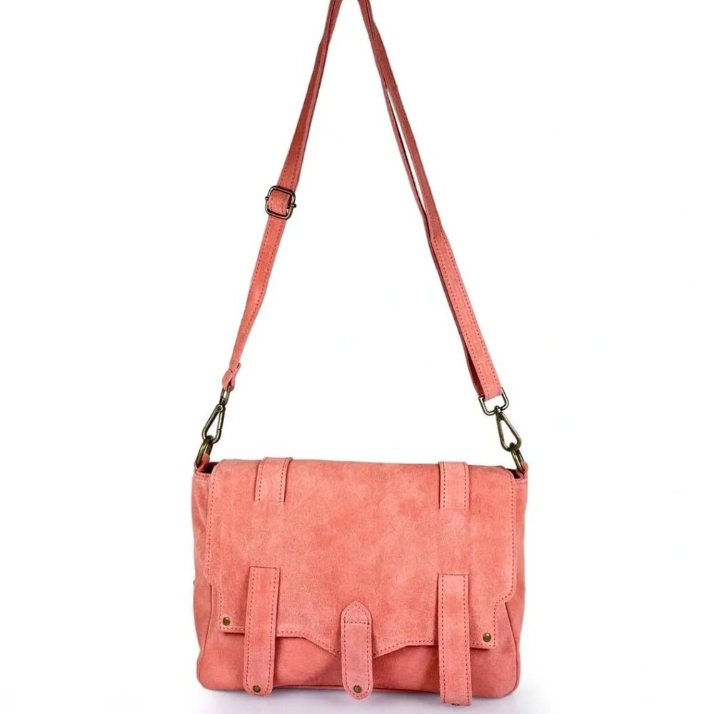 Suede Leather Handbag